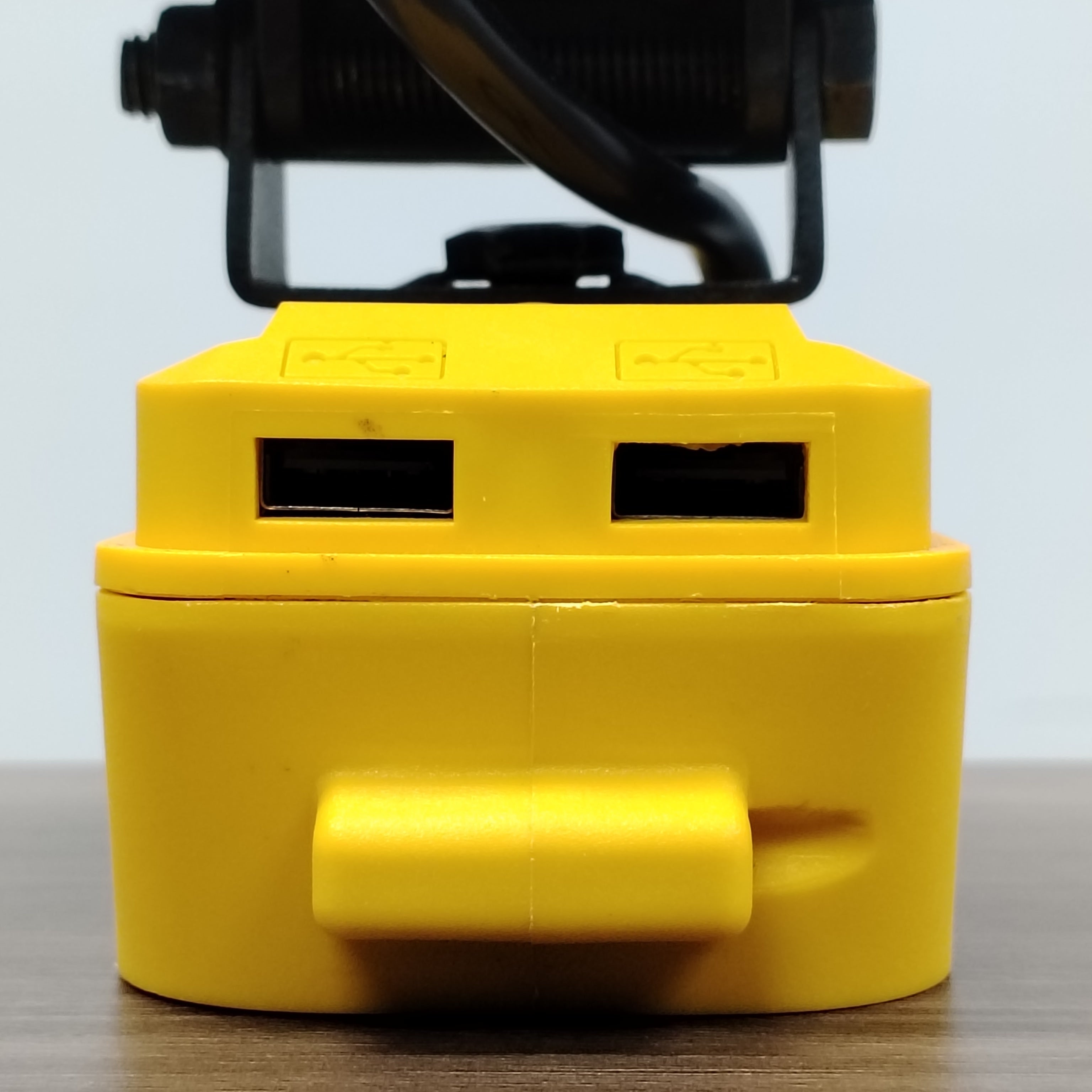 Water and Dust Resistant 48W 3800 Lumens/60W 4500 Lumens/90W 5400 Lumens Cordless LED Work Light - LED Flood Light with 2 USB Charging Ports - Battery Light for Outdoor, Camping, Car Repair, Emergency & Job Site Lighting (wit