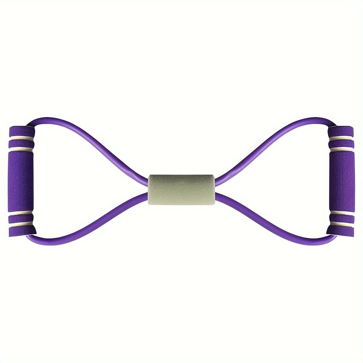 1 Figure-8 Resistance Band Puller | Valentine'S Day Gift, Back-Sculpting Yoga Training Equipment, Elastic Tube Chest Expander for Women'S Back Fitness, Medium Tension, TPE Material, Mixed Color