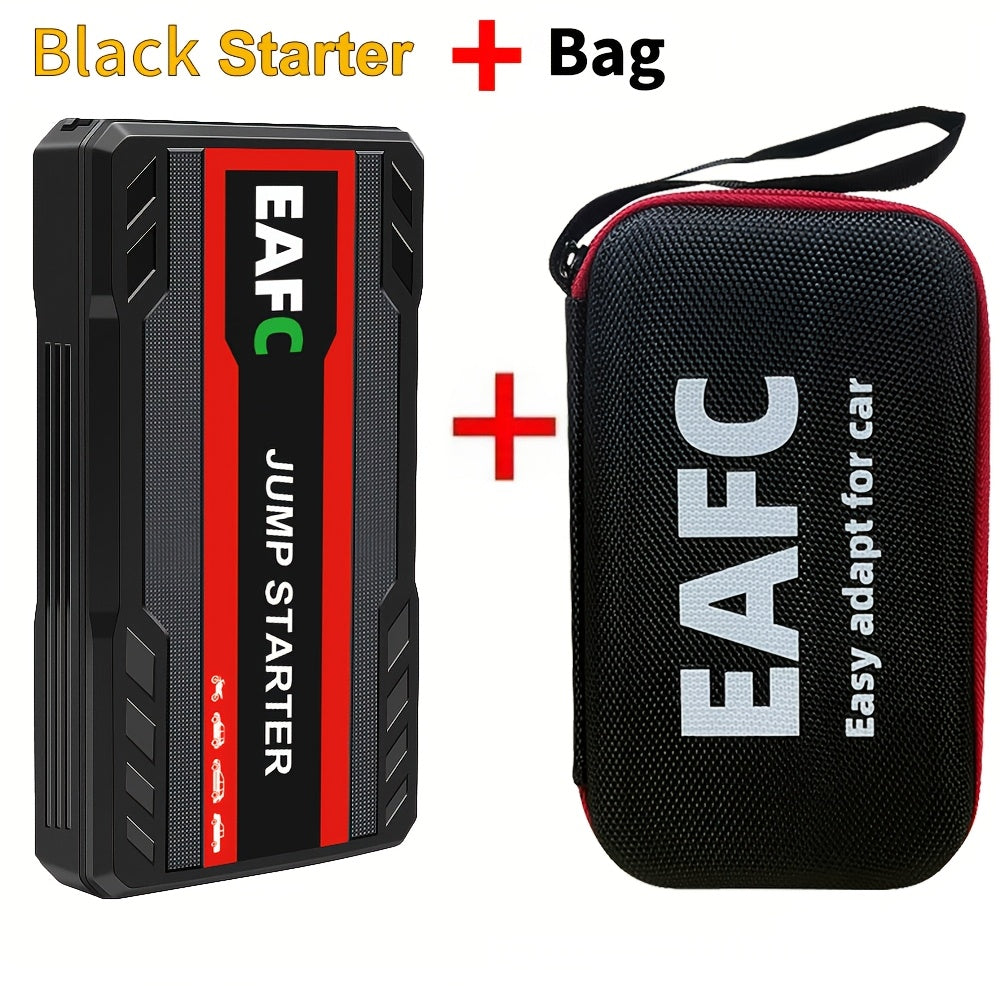 12V Portable Car Jump Starter Power Bank with LED Light, USB-C Charging, Up to 36V Operating Voltage, for Smart Auto Starting Device for Gasoline Cars up to 3.0L, Jump Starter Battery