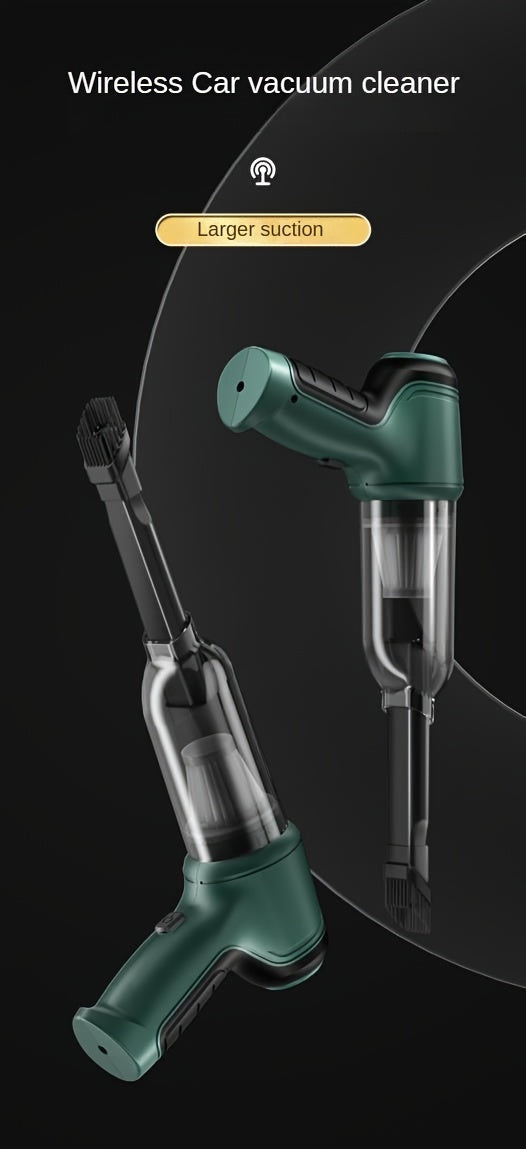 High Power Three In One Wireless Vacuum Cleaner With Extended Battery Life For Suction, Air Extraction, And Blowing At Home And In Car