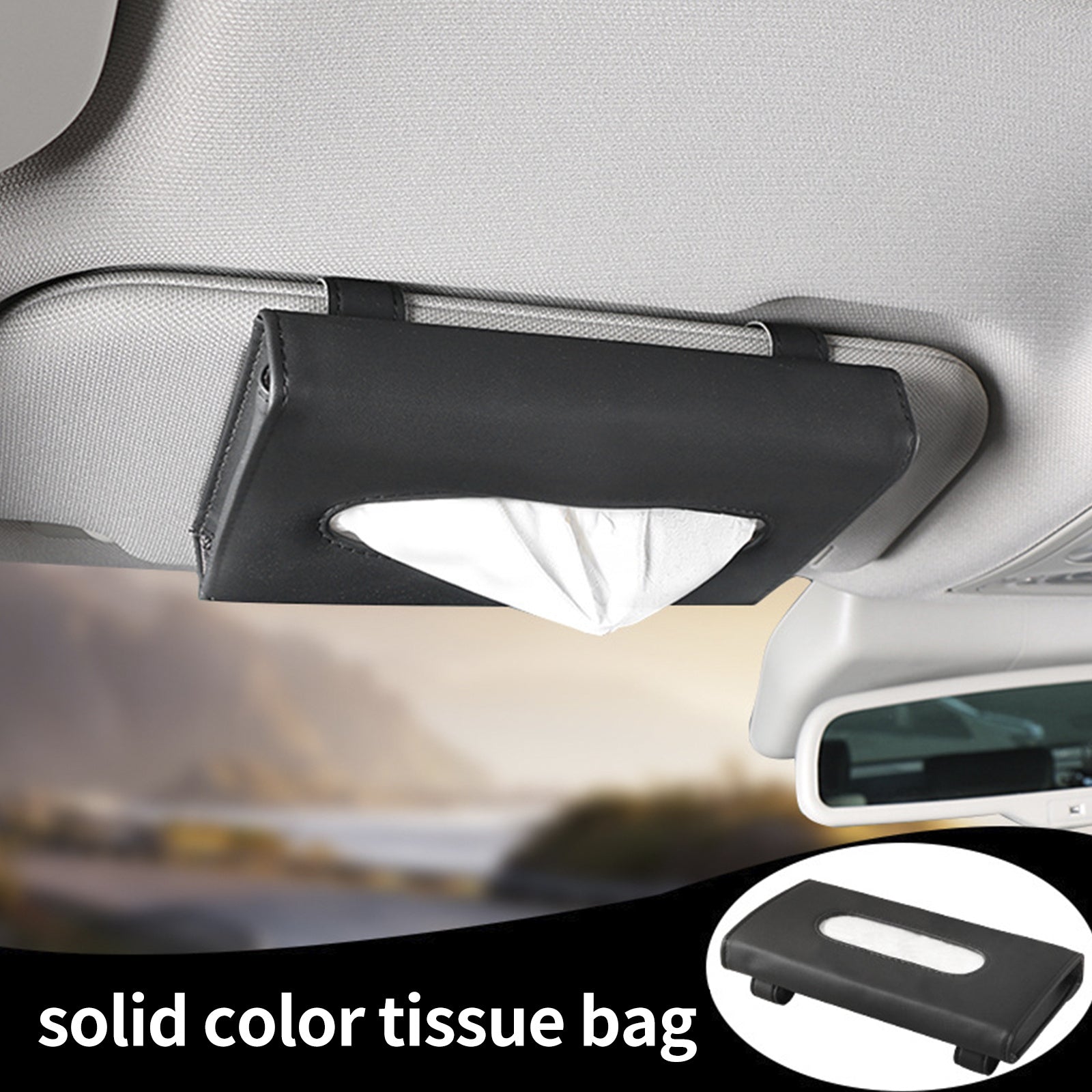Automobile Sunshade Paper Towel Box Car - Mounted Fashion Pull-out Carton