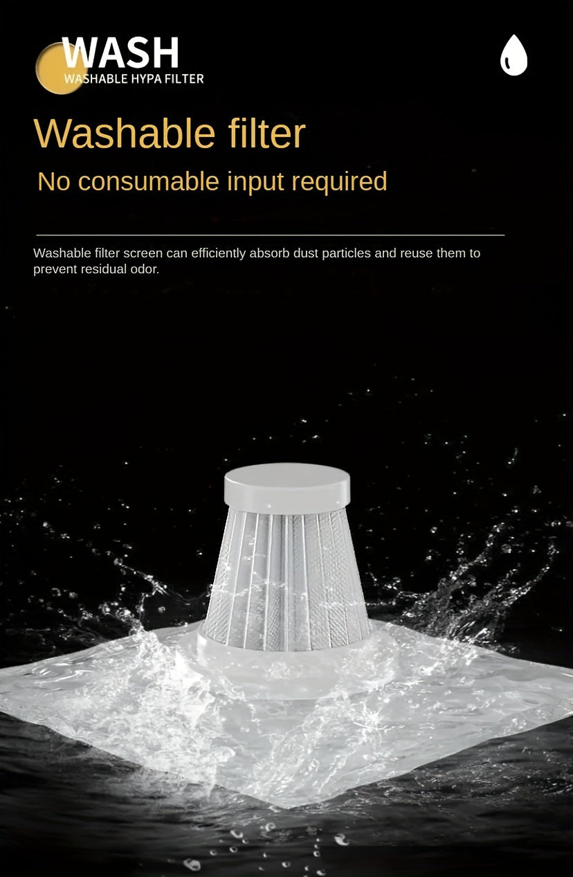 High Power Three In One Wireless Vacuum Cleaner With Extended Battery Life For Suction, Air Extraction, And Blowing At Home And In Car