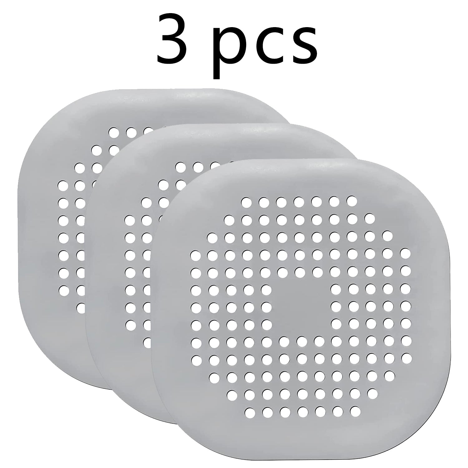 5pcs/3pcs/1pc Silicone Hair Filter | Bathtub and Shower Floor Drain Plug, Kitchen Deodorant Plug, Anti-Clogging Sink Filter