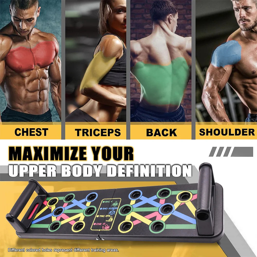 At Home Fitness Push Up Board Abdominal Training Board Muscle Trainer Sports Fitness Equipment Household Fitness Frame Home Gym