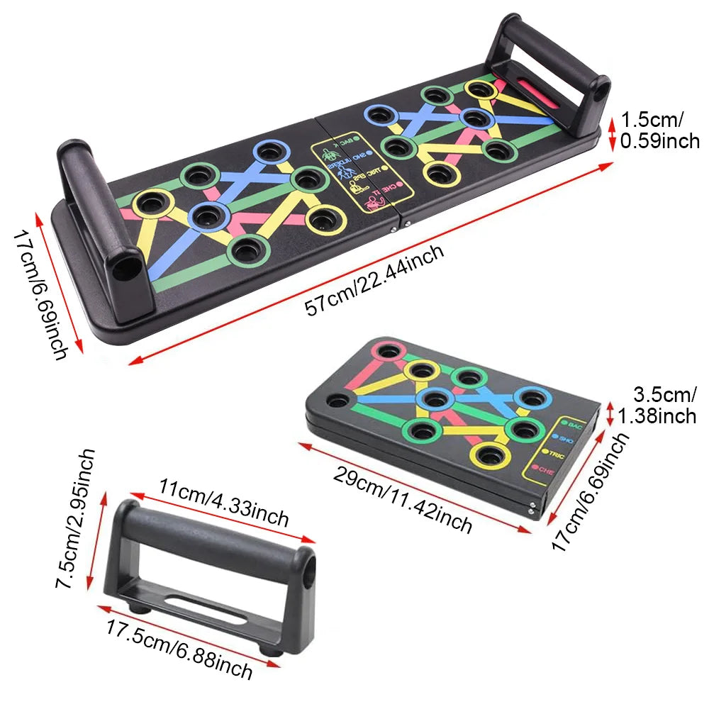 At Home Fitness Push Up Board Abdominal Training Board Muscle Trainer Sports Fitness Equipment Household Fitness Frame Home Gym