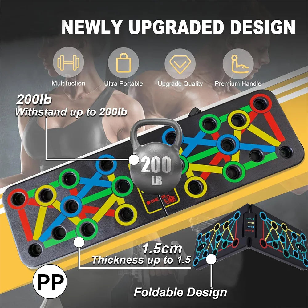 At Home Fitness Push Up Board Abdominal Training Board Muscle Trainer Sports Fitness Equipment Household Fitness Frame Home Gym