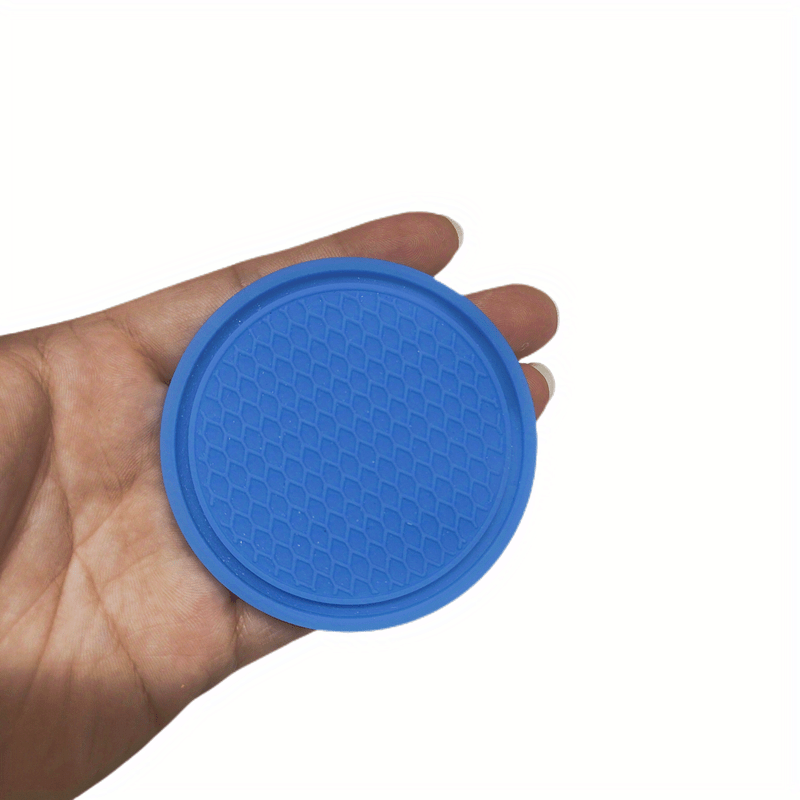 2pcs Silicone Car Cup Holder Coasters, Non-Slip Vehicle Interior Accessories for Auto Cup Holders