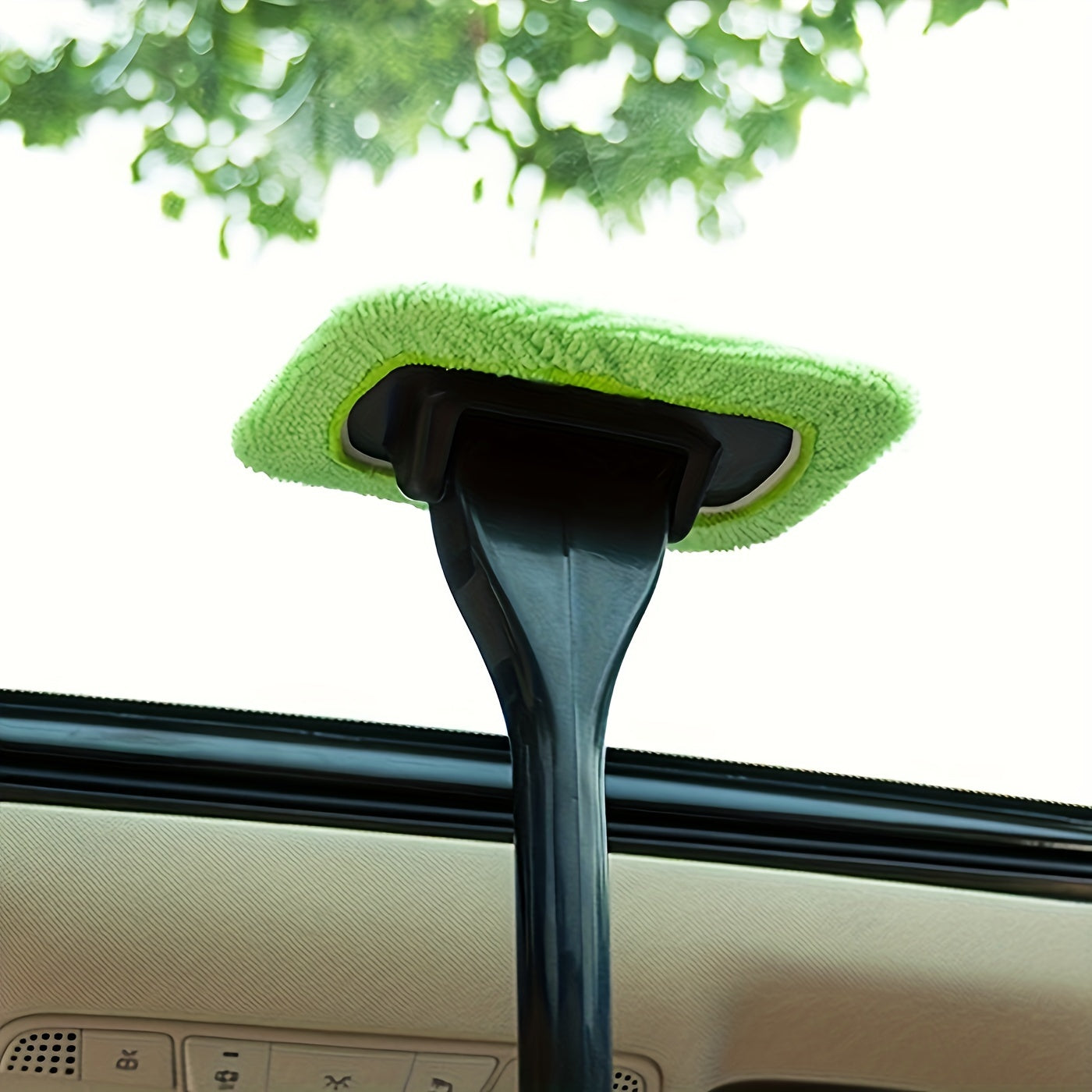 1 Set of Windshield Cleaning Brush Kit with Brush Rod/1 Simple Windshield Cleaning Brush Cloth, Easy-To-Use Wiping Tool for Cleaning And Protecting Your Windshield-Car Window Brush,Car Cleaning Wipe,Clear Car Washing Equipmen