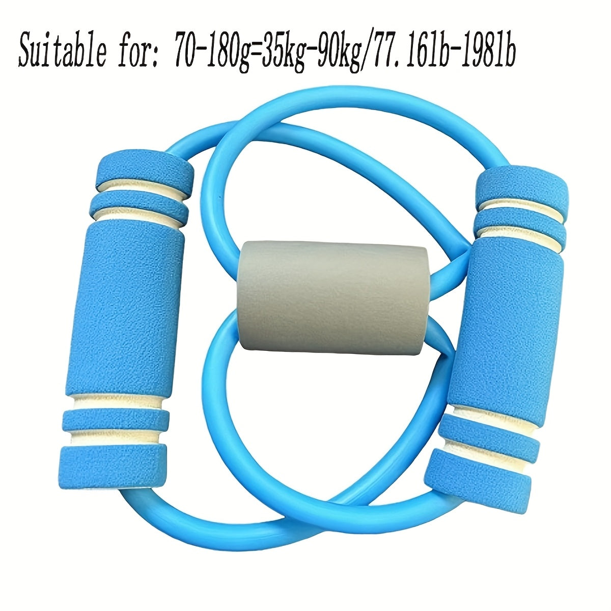 1 Figure-8 Resistance Band Puller | Valentine'S Day Gift, Back-Sculpting Yoga Training Equipment, Elastic Tube Chest Expander for Women'S Back Fitness, Medium Tension, TPE Material, Mixed Color
