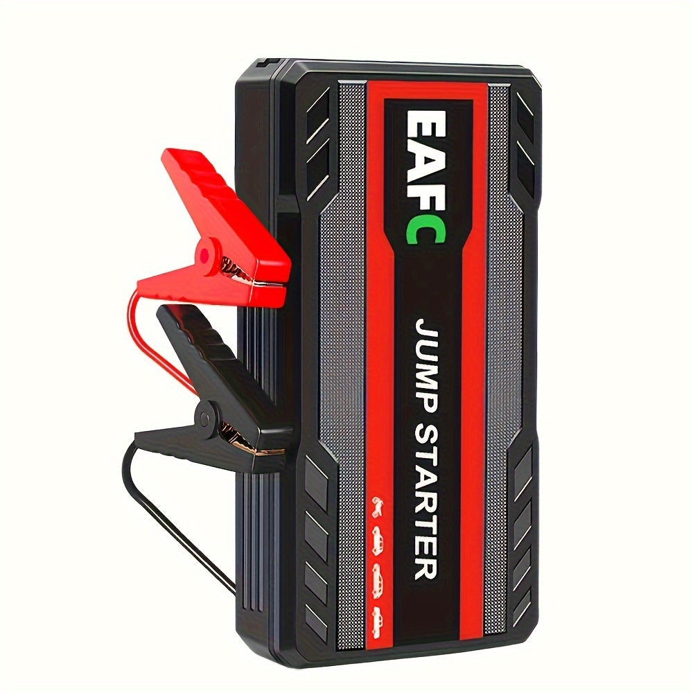 12V Portable Car Jump Starter Power Bank with LED Light, USB-C Charging, Up to 36V Operating Voltage, for Smart Auto Starting Device for Gasoline Cars up to 3.0L, Jump Starter Battery