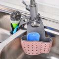 1 Pc Multifunctional Sink Sponge Rack With Adjustable Shoulder Strap - Hanging Bag, Organize And Drain Your Sponge With Ease - For Kitchen & Bathroom - Perfect For Home Organization - Ideal Gift For Housewarming