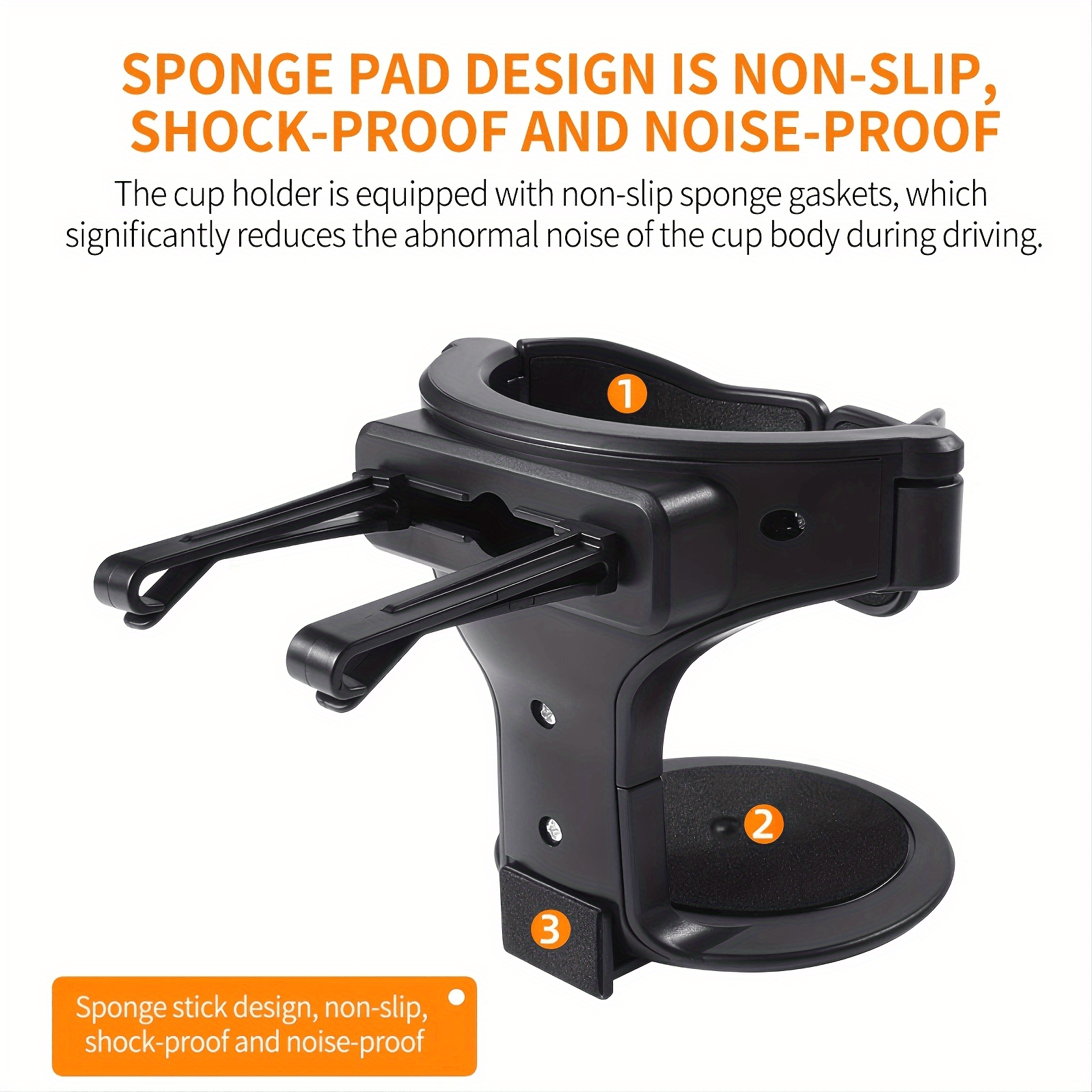 1pc Car Cup Holder Keep Drinks Securely In Place While You Drive